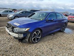 Honda Accord Sport salvage cars for sale: 2018 Honda Accord Sport