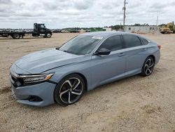 Honda salvage cars for sale: 2022 Honda Accord Sport SE