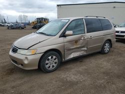 Salvage cars for sale at Rocky View County, AB auction: 2002 Honda Odyssey EXL
