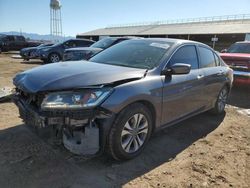 Honda salvage cars for sale: 2015 Honda Accord LX