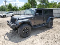 Salvage cars for sale from Copart Midway, FL: 2017 Jeep Wrangler Unlimited Sport