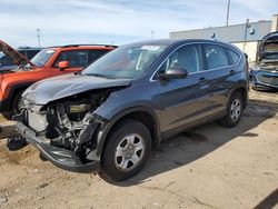 Salvage cars for sale at Woodhaven, MI auction: 2014 Honda CR-V LX