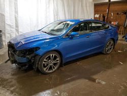 Salvage cars for sale at Ebensburg, PA auction: 2020 Ford Fusion Titanium