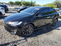 Salvage cars for sale from Copart Riverview, FL: 2018 Tesla Model X