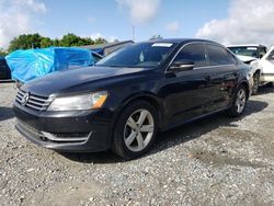 Salvage cars for sale from Copart Midway, FL: 2013 Volkswagen Passat SE