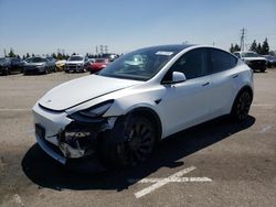 Tesla Model y salvage cars for sale: 2022 Tesla Model Y