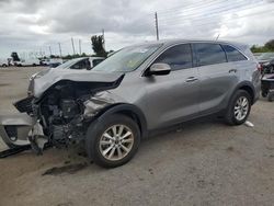 Vehiculos salvage en venta de Copart Miami, FL: 2019 KIA Sorento L