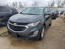 Salvage cars for sale at Bridgeton, MO auction: 2019 Chevrolet Equinox LT