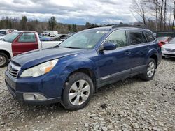 Subaru salvage cars for sale: 2010 Subaru Outback 2.5I Premium