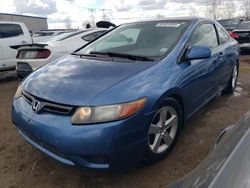 Salvage cars for sale from Copart Elgin, IL: 2008 Honda Civic EX