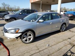 Volkswagen Passat SE salvage cars for sale: 2015 Volkswagen Passat SE