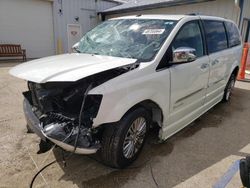 Salvage cars for sale at Pekin, IL auction: 2011 Chrysler Town & Country Limited