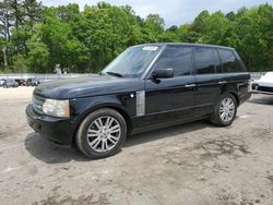Salvage cars for sale at Austell, GA auction: 2006 Land Rover Range Rover Supercharged