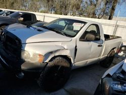 Salvage Trucks for parts for sale at auction: 2003 Dodge RAM 1500 ST