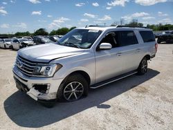 Salvage cars for sale at San Antonio, TX auction: 2018 Ford Expedition Max XLT