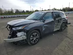 Salvage cars for sale at Portland, OR auction: 2020 Toyota Highlander XLE