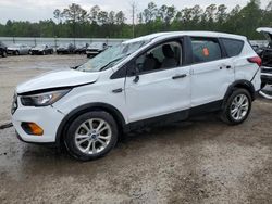 Salvage cars for sale at Harleyville, SC auction: 2019 Ford Escape S