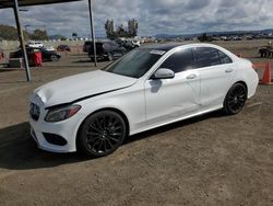 Salvage cars for sale from Copart San Diego, CA: 2015 Mercedes-Benz C300