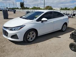 Chevrolet salvage cars for sale: 2019 Chevrolet Cruze LS