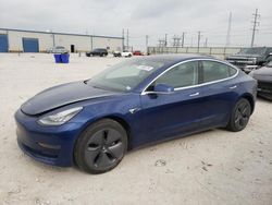 Salvage cars for sale at Haslet, TX auction: 2019 Tesla Model 3