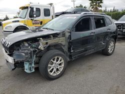 Salvage cars for sale from Copart San Martin, CA: 2015 Jeep Cherokee Latitude