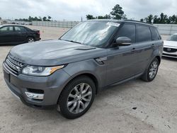 Salvage cars for sale at Houston, TX auction: 2016 Land Rover Range Rover Sport HSE