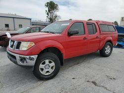 Salvage cars for sale at Tulsa, OK auction: 2007 Nissan Frontier Crew Cab LE