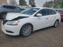 Salvage cars for sale at Moraine, OH auction: 2015 Nissan Sentra S