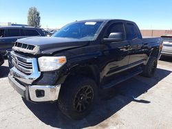 Salvage cars for sale from Copart North Las Vegas, NV: 2017 Toyota Tundra Double Cab SR/SR5