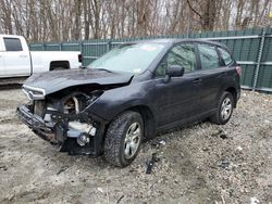 Salvage cars for sale at Candia, NH auction: 2016 Subaru Forester 2.5I