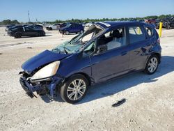 Honda FIT Sport salvage cars for sale: 2009 Honda FIT Sport