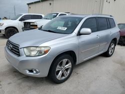Salvage cars for sale at Haslet, TX auction: 2008 Toyota Highlander Sport
