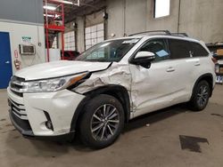 Vehiculos salvage en venta de Copart Blaine, MN: 2018 Toyota Highlander SE