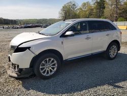Salvage cars for sale at Concord, NC auction: 2012 Lincoln MKX