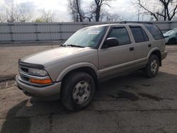 Salvage cars for sale at West Mifflin, PA auction: 2002 Chevrolet Blazer