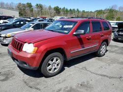 Salvage cars for sale at Exeter, RI auction: 2010 Jeep Grand Cherokee Laredo