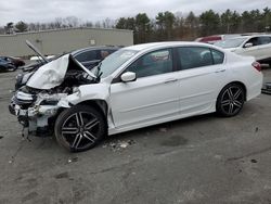 Salvage cars for sale at Exeter, RI auction: 2017 Honda Accord Sport Special Edition