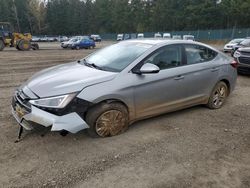 Salvage cars for sale from Copart Graham, WA: 2020 Hyundai Elantra SEL