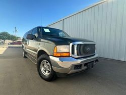 Salvage cars for sale at Grand Prairie, TX auction: 2000 Ford Excursion Limited