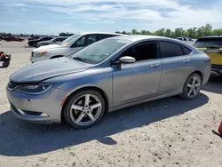 Salvage cars for sale at Houston, TX auction: 2015 Chrysler 200 Limited