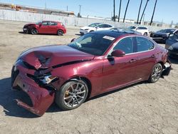 Alfa Romeo Giulia Q4 salvage cars for sale: 2018 Alfa Romeo Giulia Q4