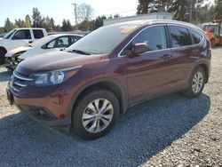 Salvage cars for sale from Copart Graham, WA: 2014 Honda CR-V EXL