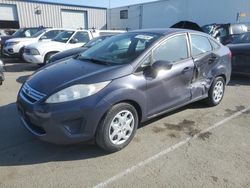 Salvage cars for sale at Vallejo, CA auction: 2012 Ford Fiesta SE