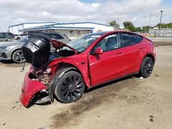 Salvage cars for sale from Copart San Diego, CA: 2022 Tesla Model Y