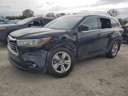 Toyota Highlander salvage cars for sale: 2015 Toyota Highlander Limited