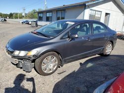 Honda Civic salvage cars for sale: 2010 Honda Civic LX