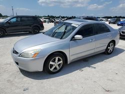 Salvage cars for sale at Arcadia, FL auction: 2003 Honda Accord EX