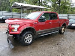 Ford salvage cars for sale: 2015 Ford F150 Supercrew