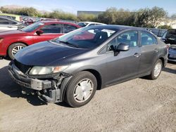 Honda salvage cars for sale: 2013 Honda Civic HF