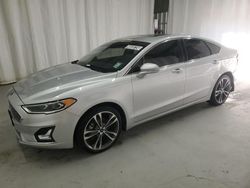 Salvage cars for sale at Shreveport, LA auction: 2019 Ford Fusion Titanium